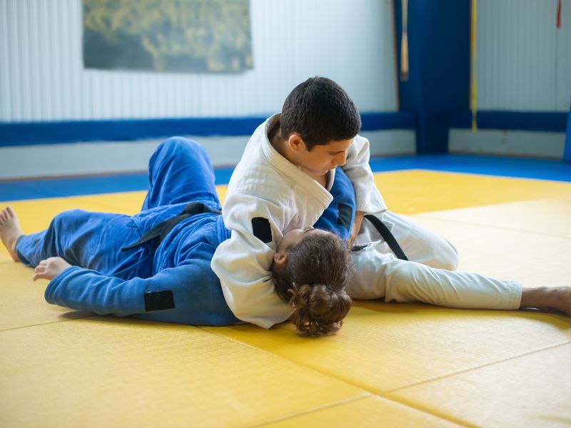 Trening judo — techniki parterowe